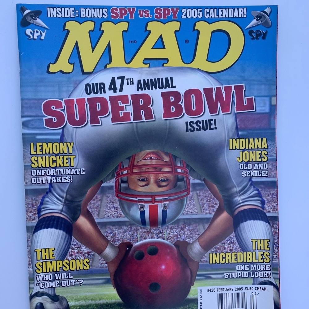 Super Bowl Mad Magazine 2005